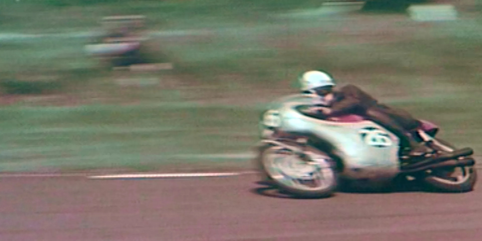 Still uit de Honda-film die het Drents Archief in juni 2024 vertoonde tijdens de TT-week